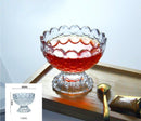 Crystal Cut Glass Ice Cream and Dessert Bowl Set of 6 pcs 140 ml