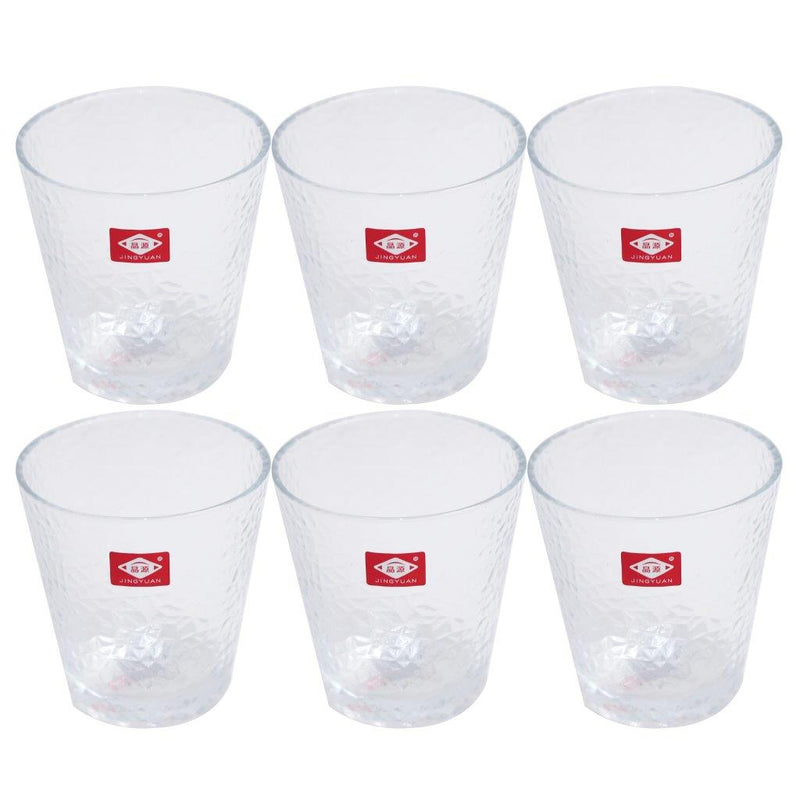 Premium Lead Free Glass Tumblers Set of 6 Pcs 310 ml