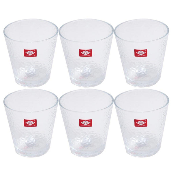 Premium Lead Free Glass Tumblers Set of 6 Pcs 310 ml