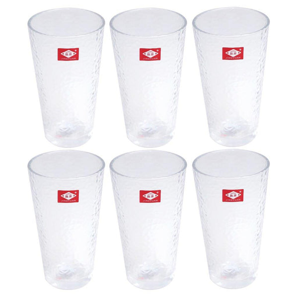 Premium Lead Free Glass Tumblers Set of 6 Pcs 310 ml