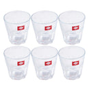 Premium Lead Free Glass Tumblers Set of 6 Pcs 300 ml