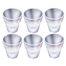 Premium Lead Free Glass Tumblers Set of 6 Pcs 145 ml