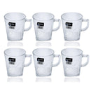 Premium Lead Free Glass Tea Cup Set of 6 Pcs 290 ml