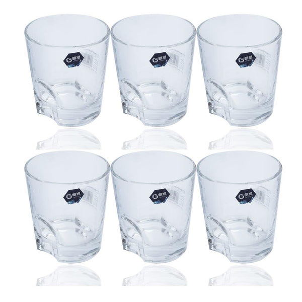 Premium Lead Free Glass Tumblers Set of 6 Pcs 285 ml