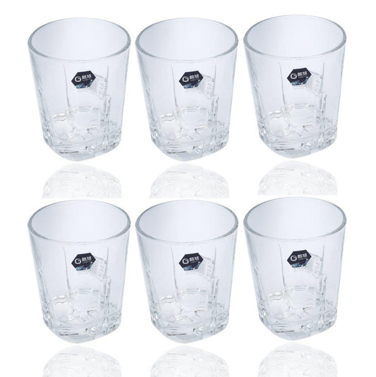 Premium Lead Free Glass Tumblers Set of 6 Pcs 325 ml