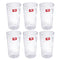 Premium Lead Free Glass Tumblers Set of 6 Pcs 340 ml