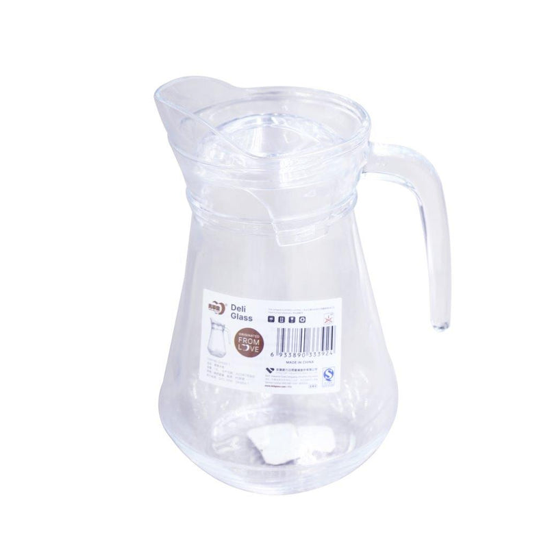 Premium Glass Beverage Jug Water Jug 1.3L