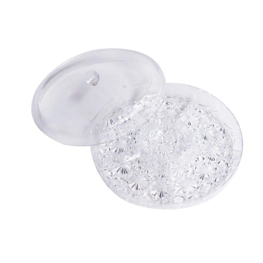 علبة حلوى أكريليك عالية الجودة لتخزين الوجبات الخفيفة والتوابل مع غطاء، الطول: 31 سم