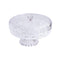 Multipurpose Acrylic Footed Cake Stand Snack and Condiment Tray with Cover S:26 cm