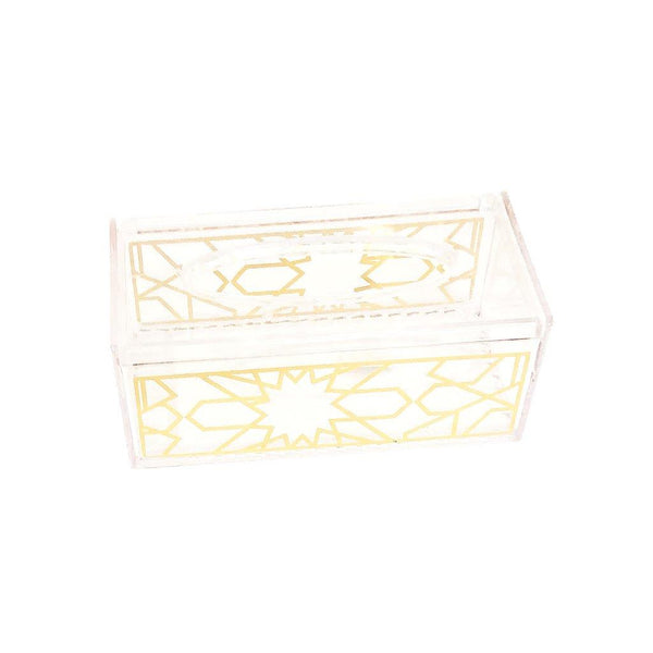 Deco Abstract Print Acrylic Tissue Box 22.4X12.2X7.9 cm