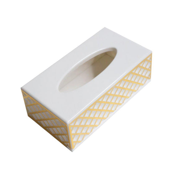 Deco Abstract Print Acrylic Tissue Box 22.3x12.2x8 cm