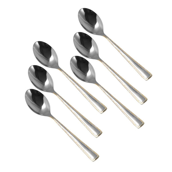 Stainless Steel Tableware Table Spoon Set of 6 Pcs Kitchen Utensils 20 cm