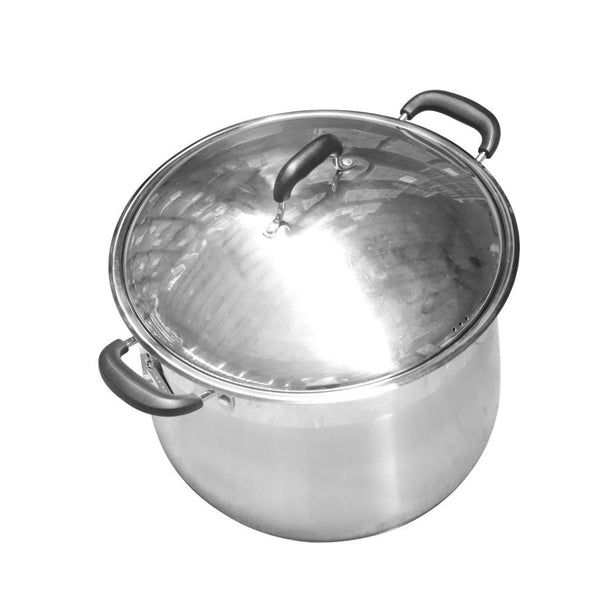 Stainless Steel Cooking Pot Stockpot Casserole 24L30X25 cm/32X26 cm/ 34X26.5 cm