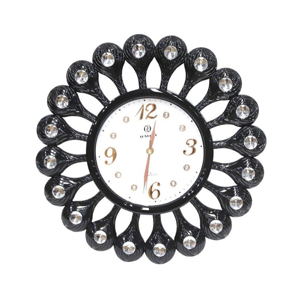 Home Decor Analog Flower Shape Modern Wall Clock 43 cm