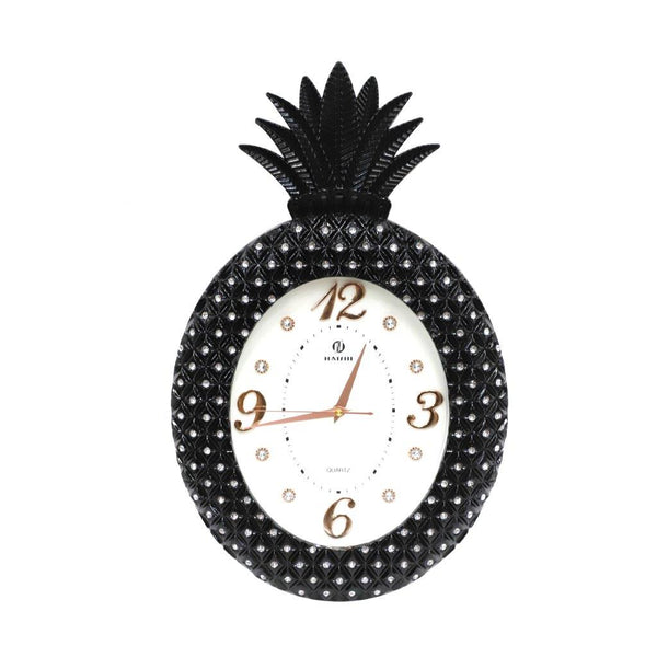 Home Decor Analog Pineapple Shape Modern Wall Clock 55*35 cm