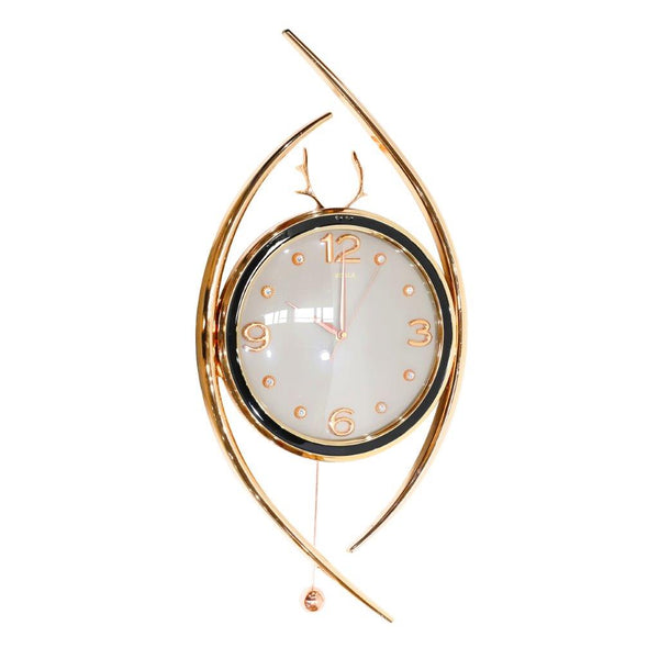 Home Decor Analog Modern Wall Clock with Pendulum 83*37 cm