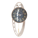 Home Decor Analog Modern Wall Clock with Pendulum 79*35 cm