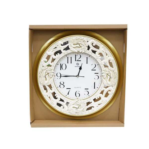 Home Decor Analog Round Royal Design Wall Clock 50 cm