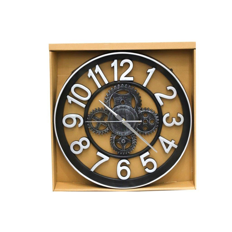 Modern 3d Skeleton Mechanical Display Wall Clock 40 cm