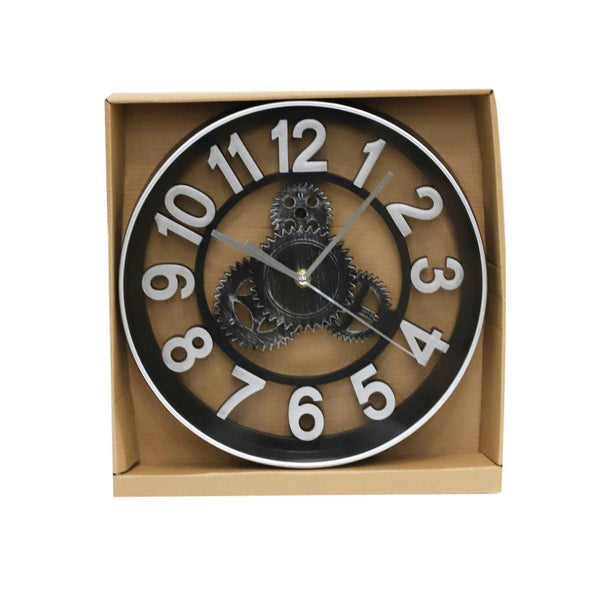 Modern 3d Skeleton Mechanical Display Wall Clock 30 cm