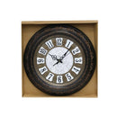 Home Decor Analog Round Antique Wall Clock 50 cm