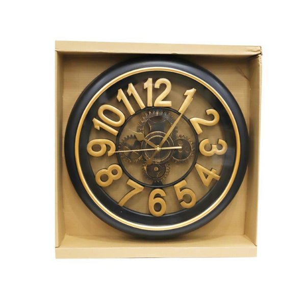 Modern 3d Skeleton Mechanical Display Wall Clock 50 cm