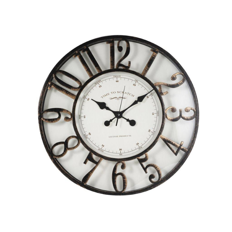 Home Decor Analog Round Antique 3D Wall Clock 51 cm