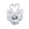 Home Decor Tabletop Crystal Swan 15*13 cm