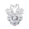 Home Decor Tabletop Crystal Swan 17*14 cm