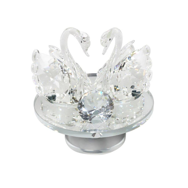 Home Decor Tabletop Crystal Swan 16.5*16 cm