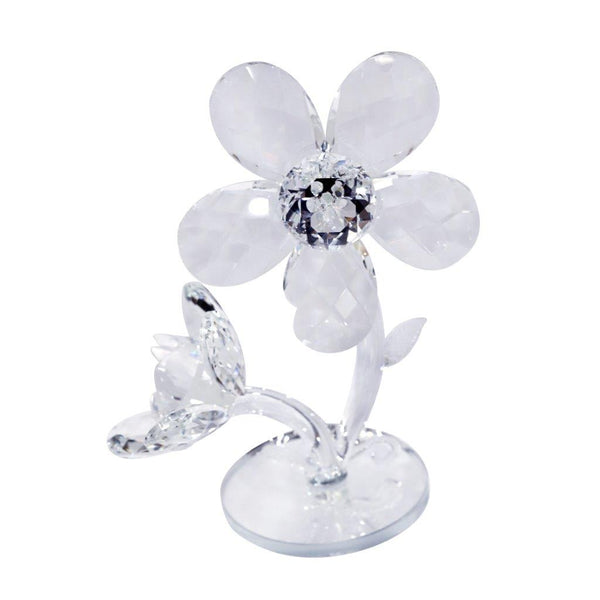 Home Decor Tabletop Crystal Flowers 23 cm