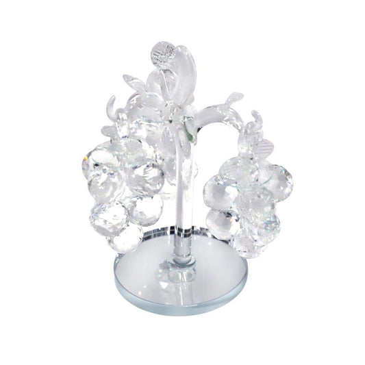 Home Decor Tabletop Crystal Fruit Tree 16 cm