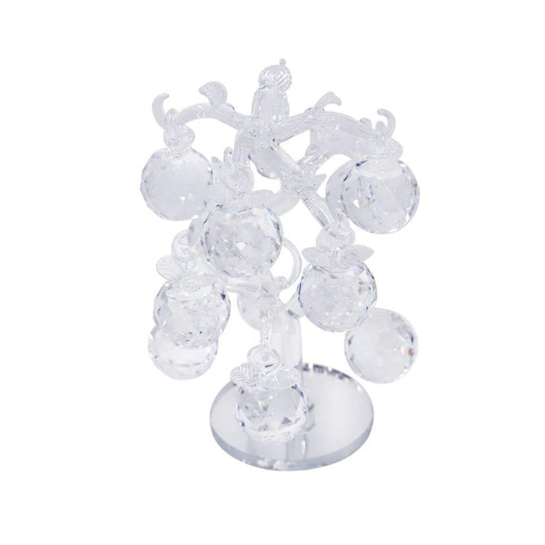 Home Decor Tabletop Crystal Fruit Tree 22 cm