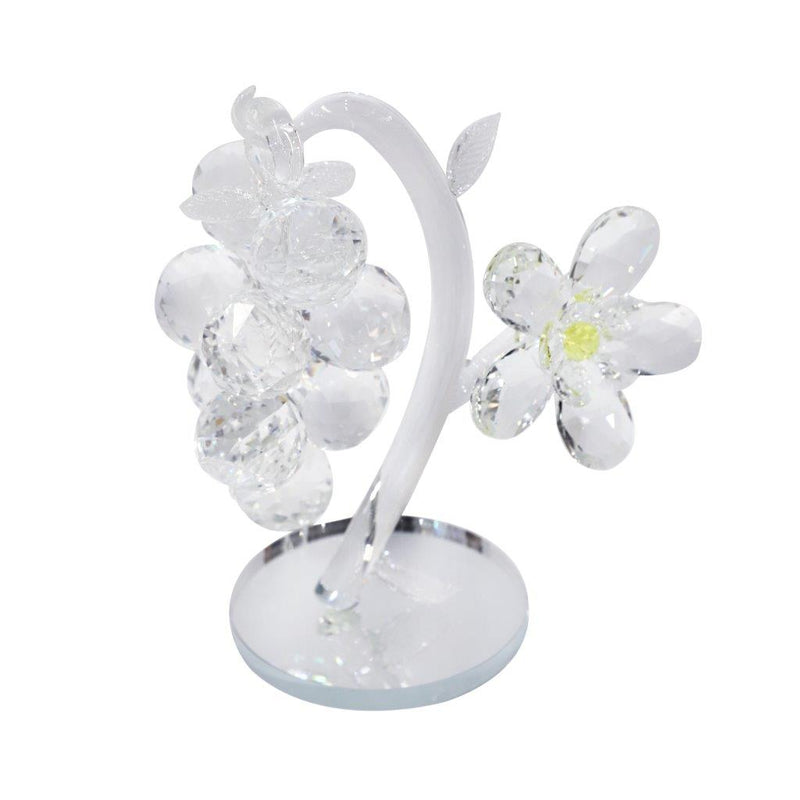 Home Decor Tabletop Crystal Fruit Tree 16 cm