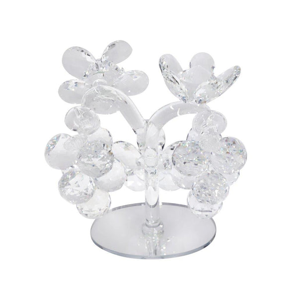 Home Decor Tabletop Crystal Fruit Tree 21 cm