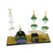 Home Decor Islamic Crystal Collectible Mosque Model 20*14 cm