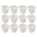 Ceramic Coffee Cawa Shafee Cup Set of 12 Pcs Abstract Print 80 cc