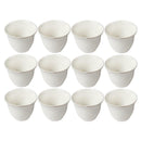 Ceramic Coffee Cawa Shafee Cup Set of 12 Pcs Plain 80CC