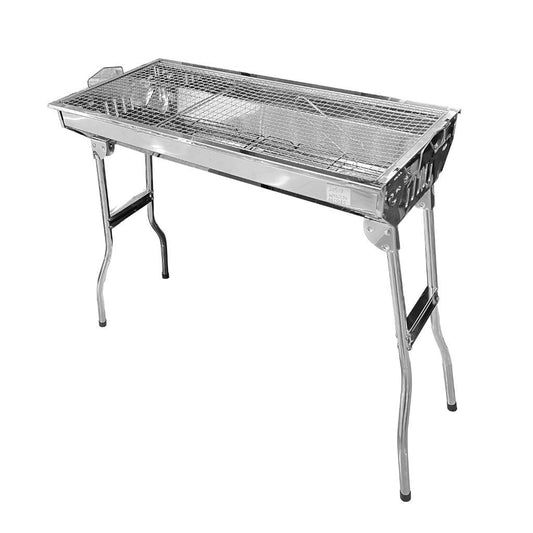 شواية فحم محمولة خارجية ذات أرجل عالية مقاس 77*33 سم