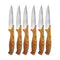 Stainless Steel Kitchenware Kitchen Knife Fruit Knife Set of 6 Pcs Kitchen Tool Gadget 20.5 cm