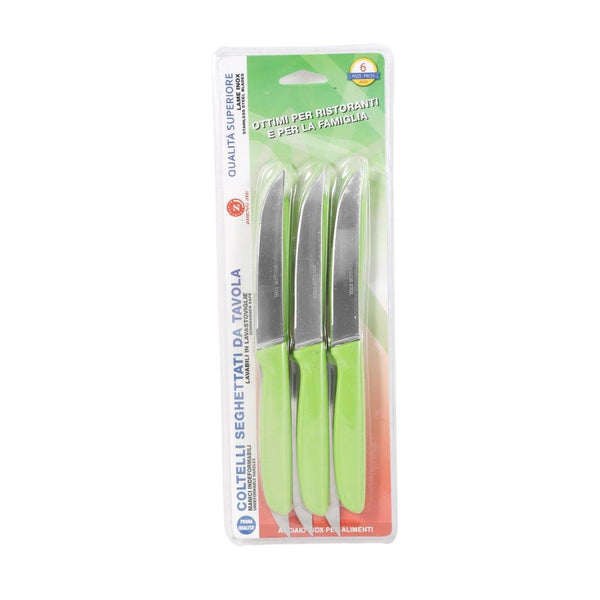 Stainless Steel Kitchenware Kitchen Knife Fruit Knife Set of 6 Pcs Kitchen Tool Gadget 20.5 cm