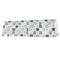 Soft Polyester Abstract Design Non Slip Water Absorbent Rectangular Bathmat Set 50*80+50*160 cm