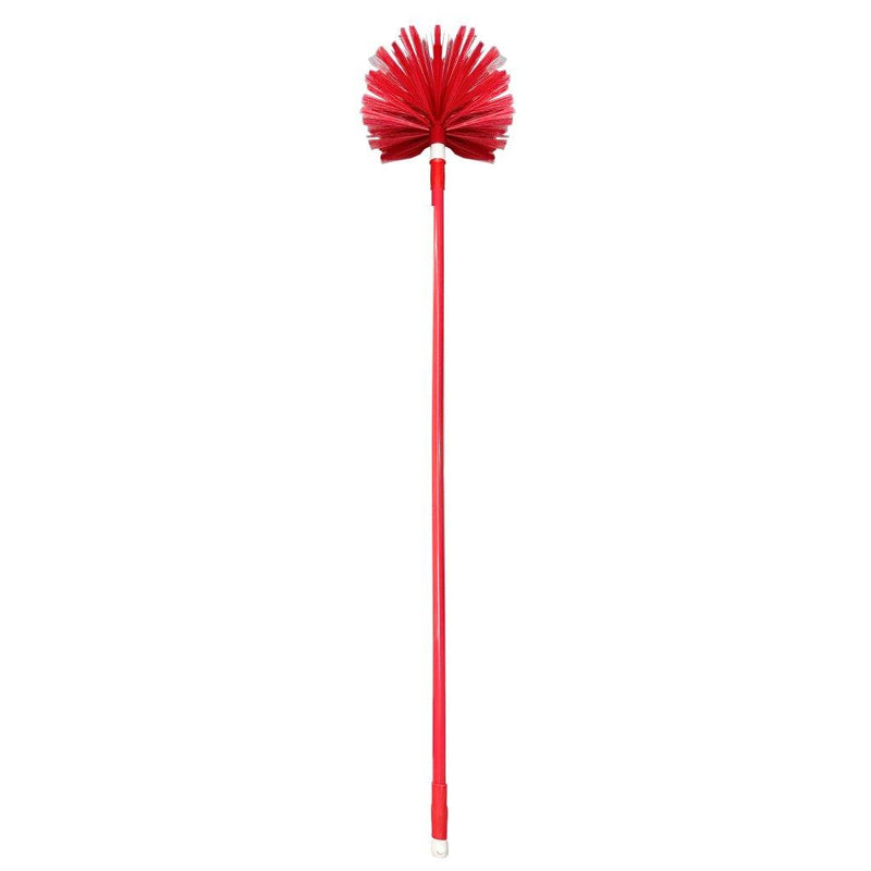 Plastic Flowerhead Cobweb Remover Ceiling Dust Cleaning Brush Household Cleaning Tool 240 cm