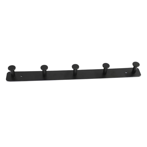 Black Metal Door Hook Rack Wall Cloth Hanger 42*4 cm