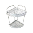 Bathroom Accessories Iron Shower Caddy 2 Tier 24*24*40 cm