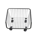 Kitchen Storage Portable 4 Shelf Fruit and Vegetable Basket with Wheels Kitchen Trolley 42*36*90 cm