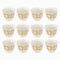 Ceramic Coffee Cawa Shafee Cup Set of 12 Pcs Abstract Print 75 ml