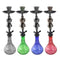 Premium Design Single Shisha Hookah Arguileh Complete Kit with Hose 49*14 cm