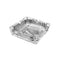 Crystal Cut Modern Clear Rectangular Glass Ashtray 10.4/305G