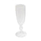 Premiun Lead Free Glass Flute Tumblers Set of 6 Pcs 6*19.5 cm